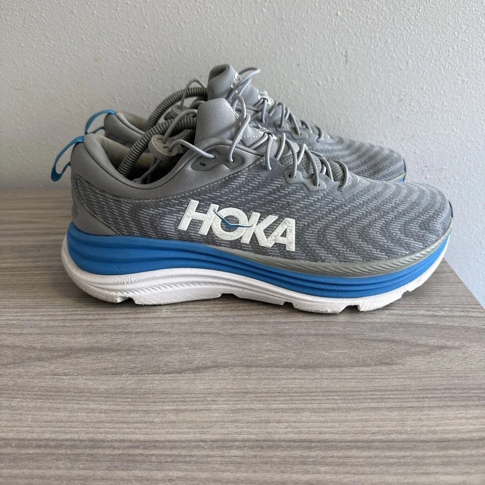 Hoka 1134234 LDVB  Gaviota 5 Harbor Mist Blue Glass Shoes Men's Sz 10.5 2E